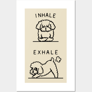 Inhale Exhale Toy Poodle Posters and Art